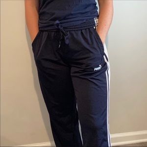 Puma Navy Blue Track Pants